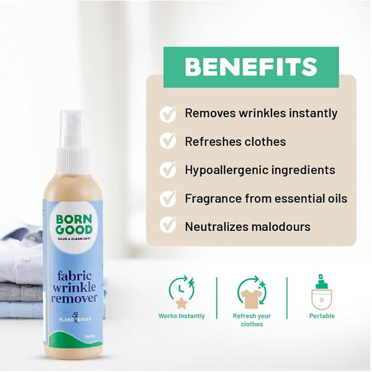 “Clothes Wrinkle Remover Spray – Instant Iron-Free Solution”