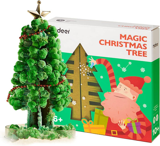 “Magic Growing Crystal Christmas Tree – DIY Science Experiment Holiday Decoration Kit”