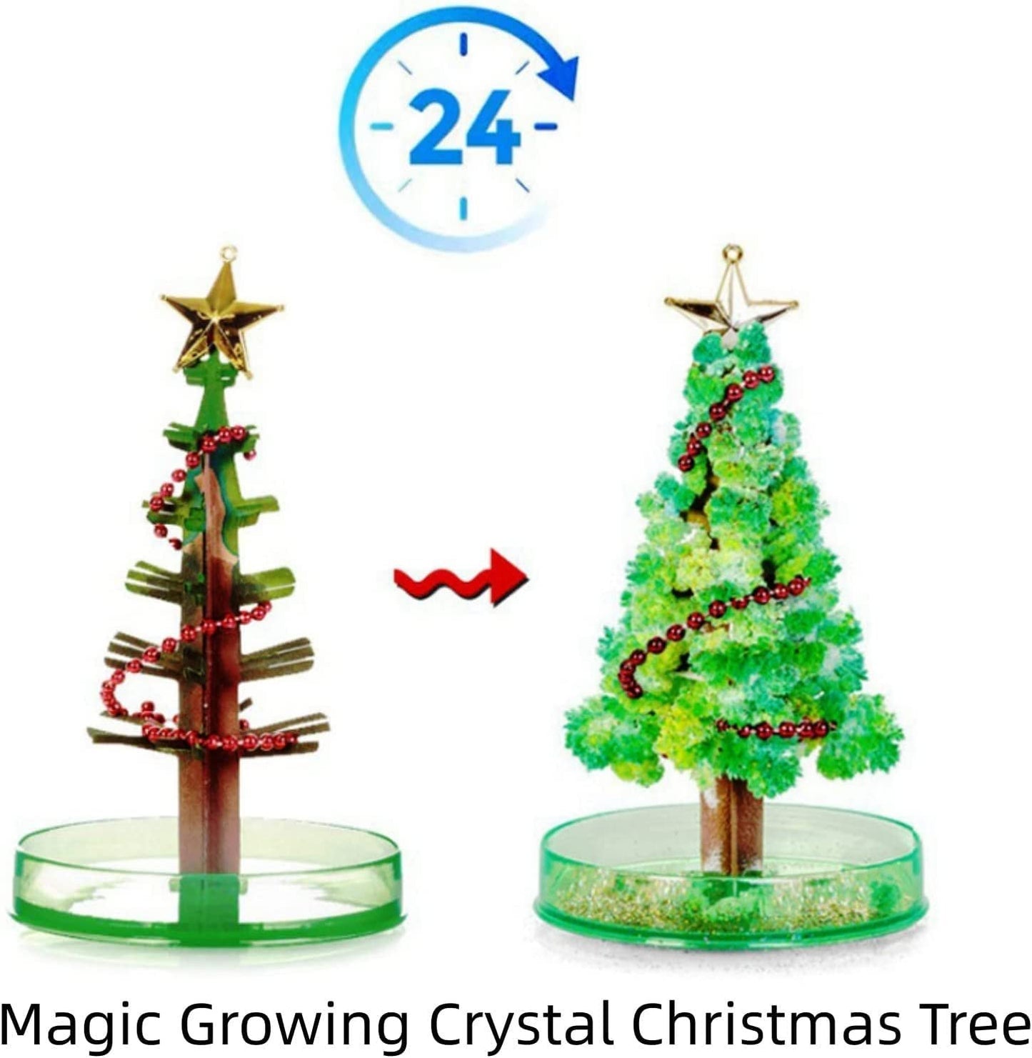 “Magic Growing Crystal Christmas Tree – DIY Science Experiment Holiday Decoration Kit”